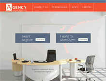 Tablet Screenshot of agencyadministrators.com